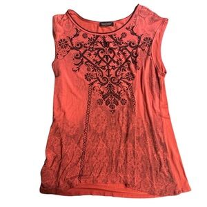Y2K Vanilla Sugar Red Sleeveless Top